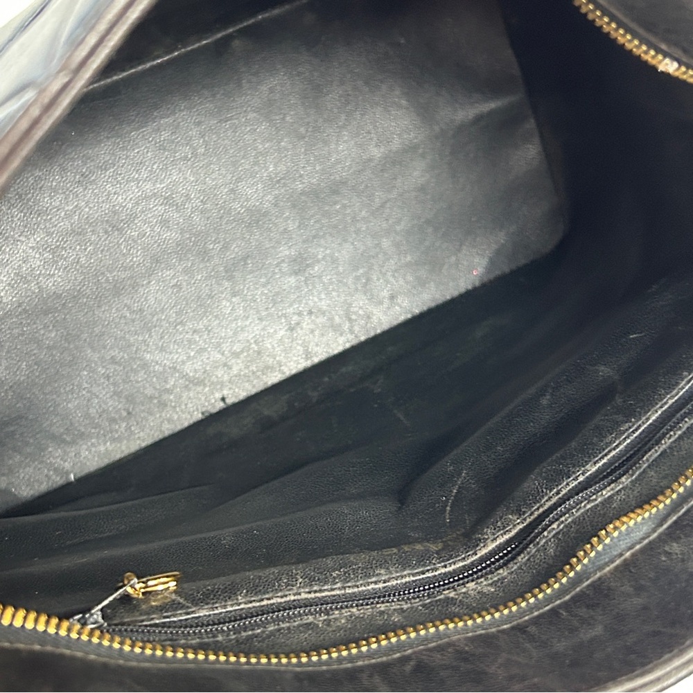 CHANEL Quilted Large Logo Black Calfskin Gold Medallion Tote - Picture 11 of 17